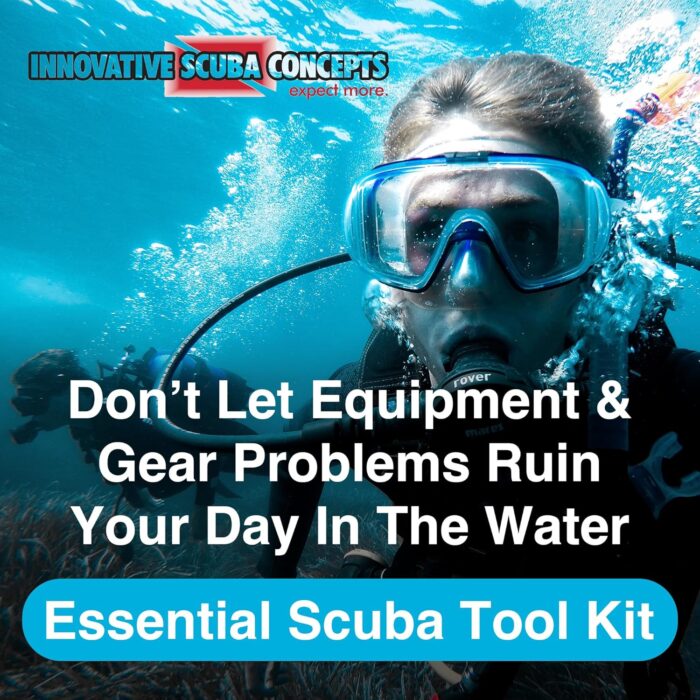 Concepts Deluxe Scuba Diving Tool Kit - Ultimate Multi Tool Repair Tool Set for Diving & Scuba Gear with Nylon Zip Case - Includes 10 Piece O Ring Kit & 1st Stage Scuba Wrenches - Image 4