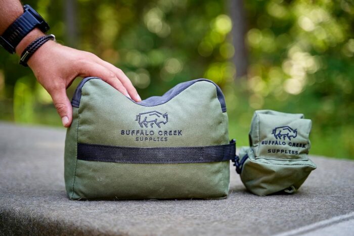 All Weather Durable Front and Rear Shooting Rest Bags, Rifle Rest Sand Bag for Bench Rest Shooting, Hunting, Target & Competitive Sports Shooting-Unfilled - Image 4