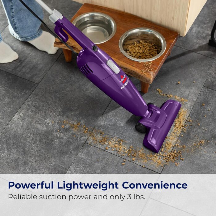 Bissell 20334 Featherweight Stick Vacuum Lightweight Bagless Vacuum, Purple - Image 2