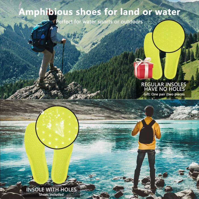 Womens Mens Water Shoes Barefoot Quick Dry Aqua Sports Shoes for Pool Beach Surfing Walking Kayaking - Image 5