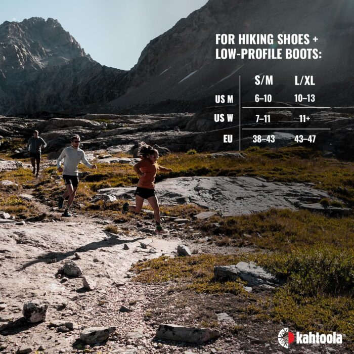 Kahtoola INSTAgaiter Mid Gaiters for Hiking, Trail Running, Mountaineering, Hunting, Rocky Terrain, Mud, Snow & Ice - Image 5