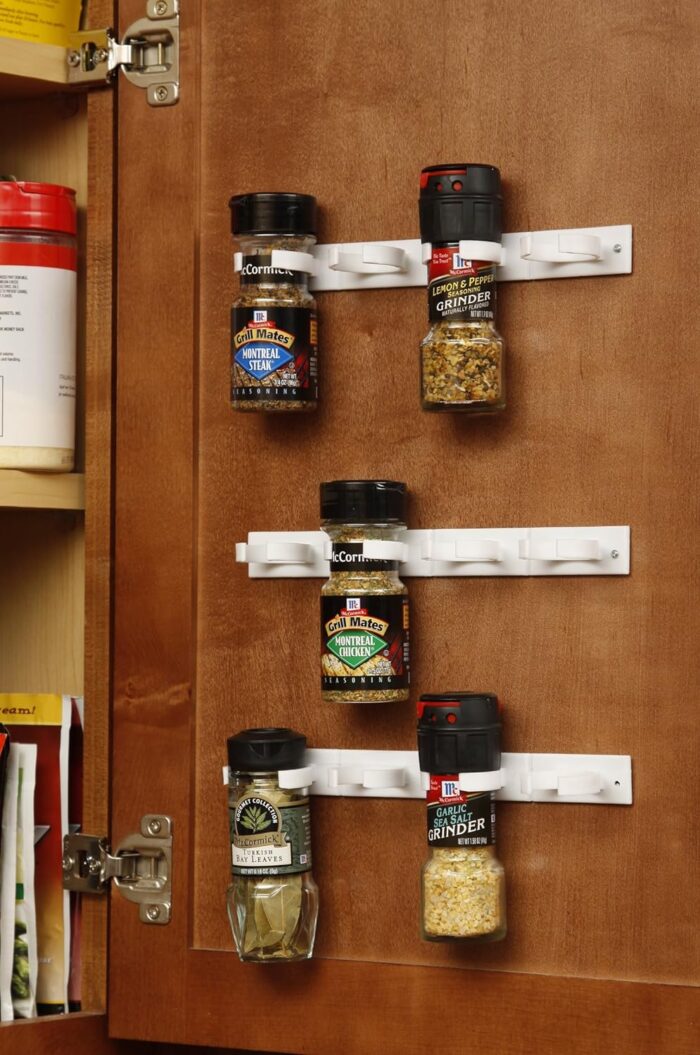 Bellemain Spice Gripper Clip Strips for Plastic Jars - Set of 3, Holds 12 Jars - Image 6