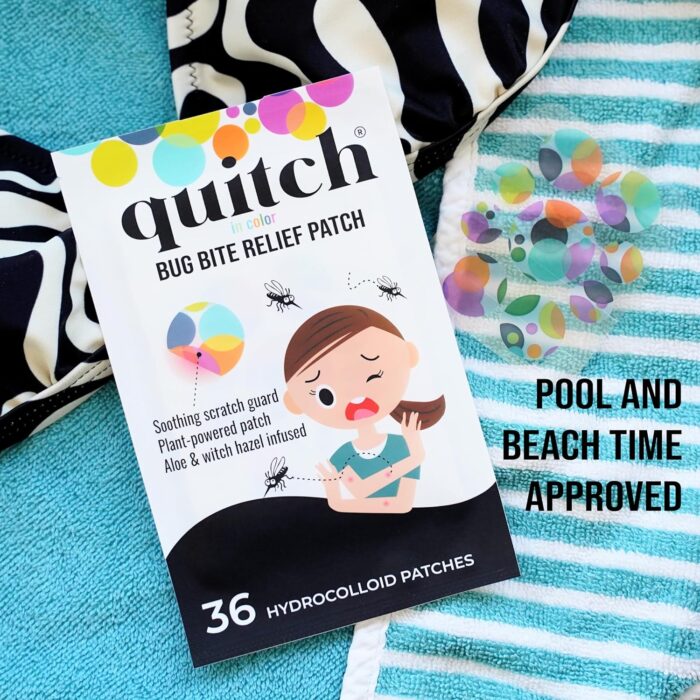 Quitch Mosquito Bite Itch Relief Patch, After Bite Insect Bite Treatment, Anti Itch Cream Alternative, Insect Bite Relief, Cruise, Travel and Camping Essential for Kids - Image 4