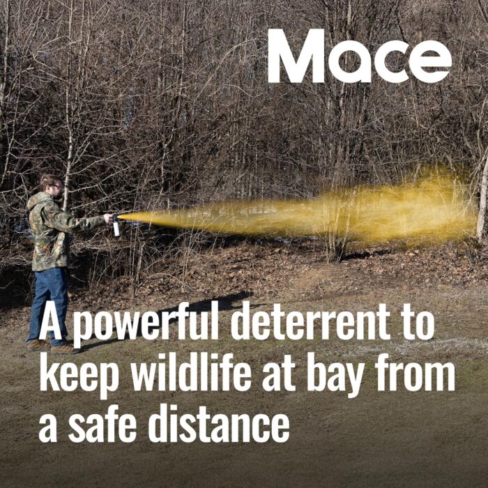 Mace Bear Spray - Guard Alaska Bear Deterrent & Self Defense Spray, 9.17 oz, 40 Feet Range, EPA Registered, Max Strength 20% OC Wildlife Safe Formula, Great for Hiking, Camping, Hunting - Image 6