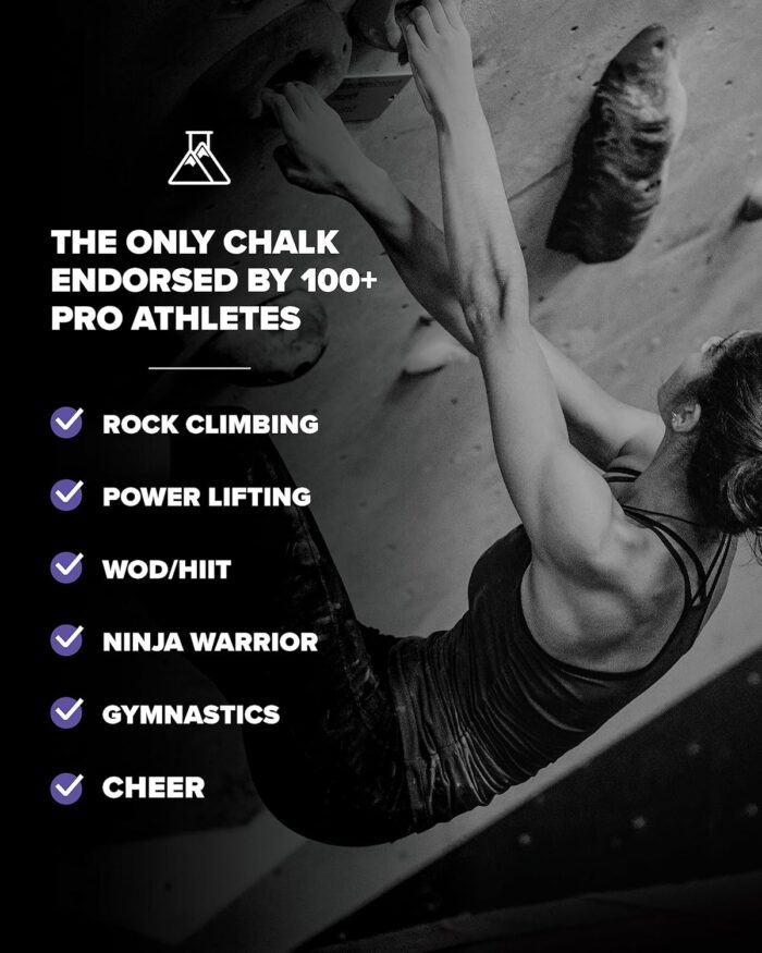 Friction Labs Magic Chalk Ball & Magic Chalk Ball PRO - Premium Gym Chalk in Refillable Sock - Non Toxic - Great for Climbing, Gymnastics, Weightlifting, Crossfit & Bouldering - Image 3