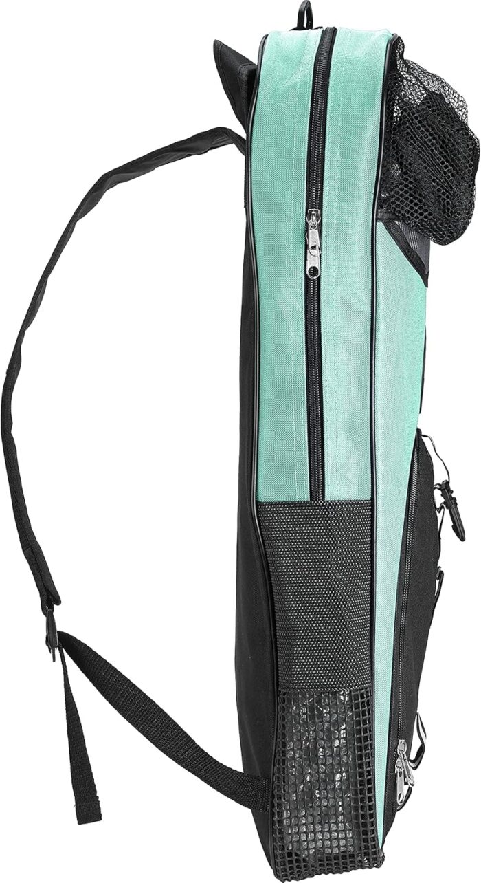 Phantom Aquatics Rapido Snorkeling Backpack with Shoulder Strap - Fits Snorkel Mask Fin Snore Set and More - Ideal Snorkel Travel Bag, Snorkeling Gear Equipment and Water Sports - Image 2