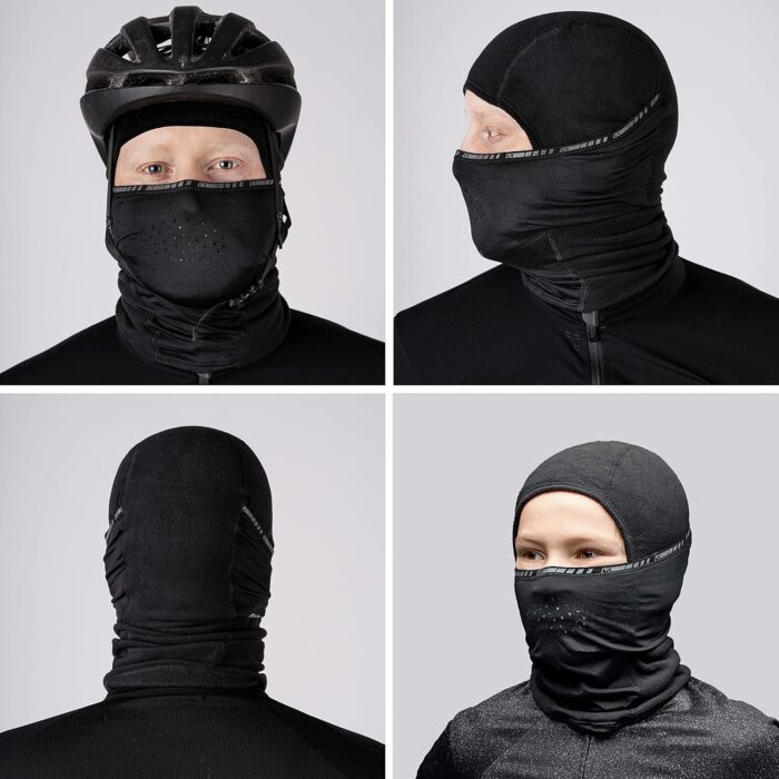 GripGrab Thermal Winter Cycling Balaclava Warm Soft Full Face-Mask Bike Fleece Hat Scarf Headwear for Men Women Kids - Image 3