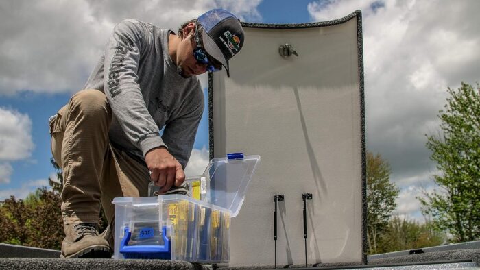 Flambeau Outdoors 4510 Clear Fishing Tackle Box Organizer - Super Half Satchel Soft Fishing Lure Storage Boxes, Bait Box Fishing Tackle Organizer, Tuff Tainer Tackle Box with Zerust Anti-Rust Dividers - Image 5