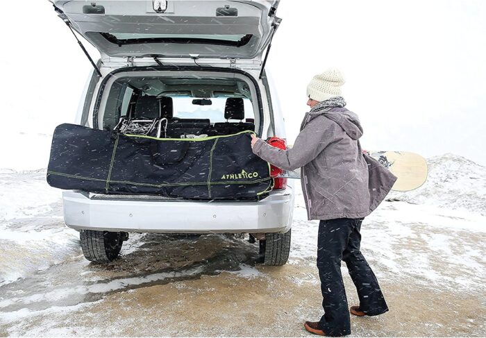 Athletico Two-Piece Snowboard and Boot Bag Combo | Store & Transport Snowboard Up to 165 CM and Boots Up To Size 13 | Includes 1 Snowboard Bag & 1 Boot Bag (Black) - Image 7