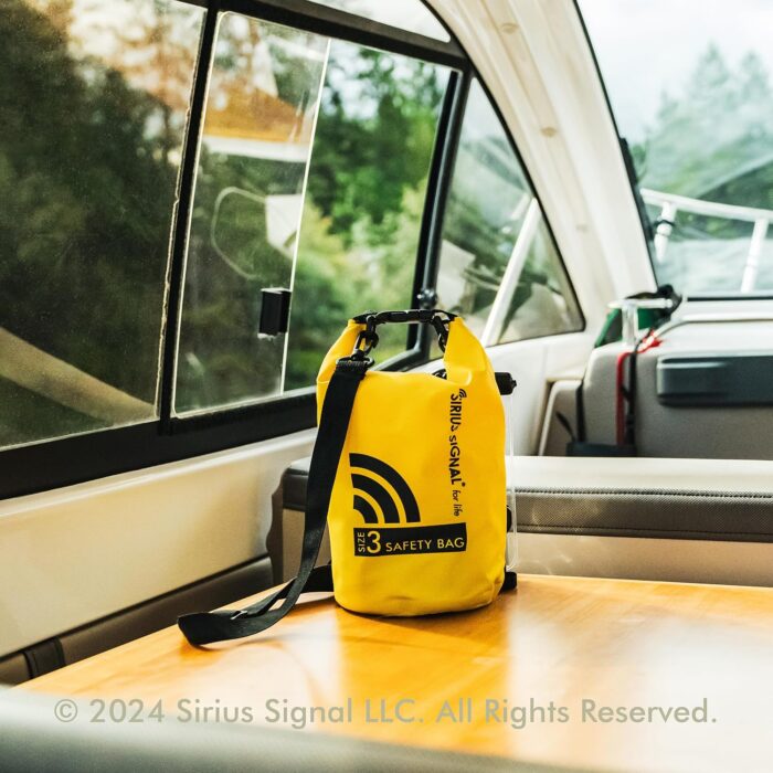 Sirius Signal SB-3L Boating Safety and Emergency SOS Dry Bag Kit for Kayaks, Boats, and Paddle Craft - USCG Approved - Image 3
