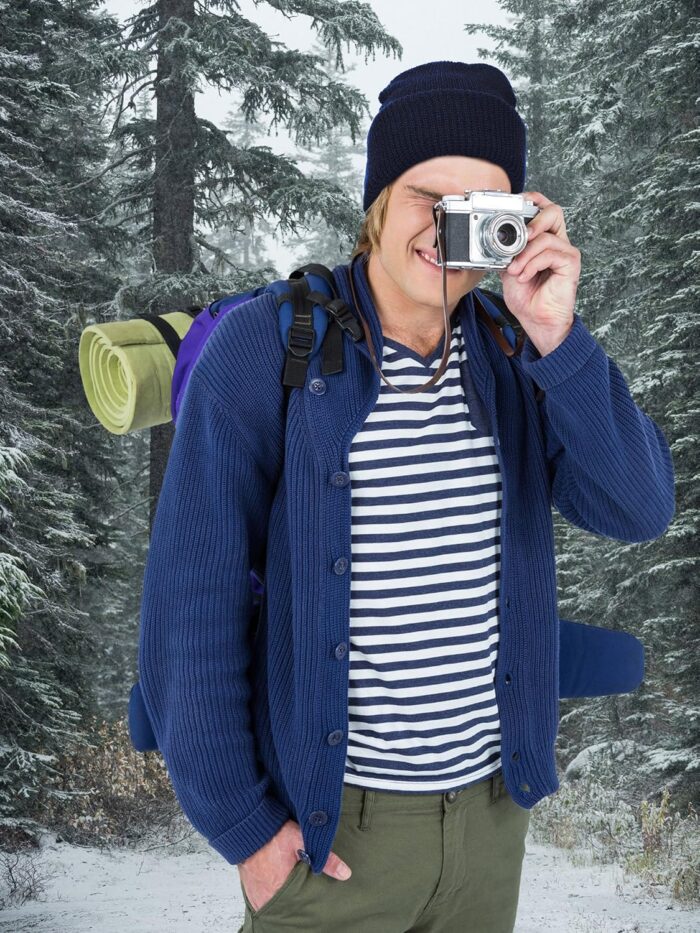 SATINIOR 3 Holes Ski Mask Full Face Cover Outdoor Balaclava Winter Knitted Neck Gaiter for Halloween Sports Cycling - Image 5