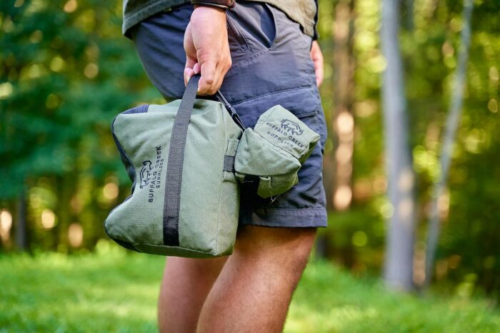 All Weather Durable Front and Rear Shooting Rest Bags, Rifle Rest Sand Bag for Bench Rest Shooting, Hunting, Target & Competitive Sports Shooting-Unfilled - Image 3