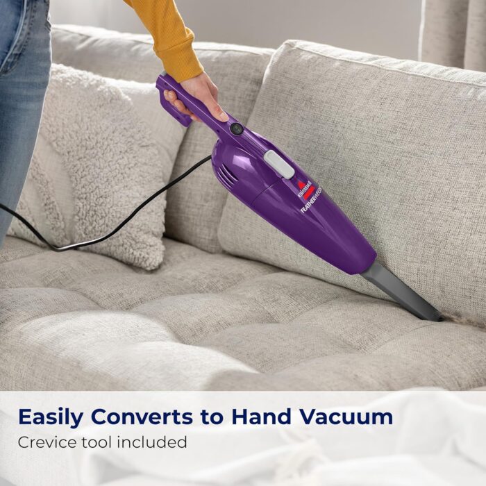 Bissell 20334 Featherweight Stick Vacuum Lightweight Bagless Vacuum, Purple - Image 5