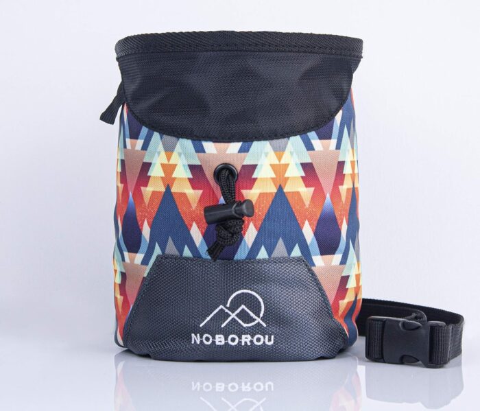 Chalk Bag for Rock Climbing + Crossfit + Weightlifting | Bouldering Chalk Bag | Wide Opening | Large Zippered Pocket | Adjustable and Removable Belt