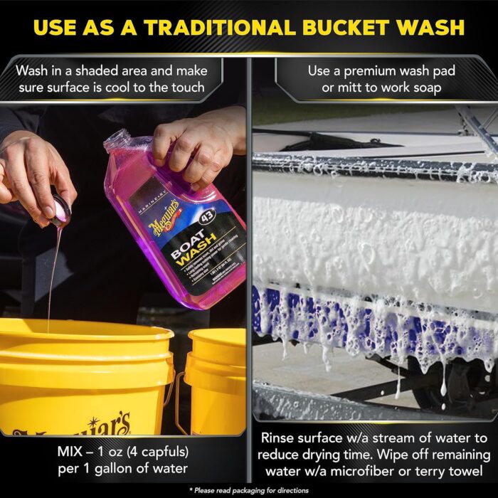 Meguiar's M4364 Marine/RV Boat Wash - 64 Oz Container - Image 4