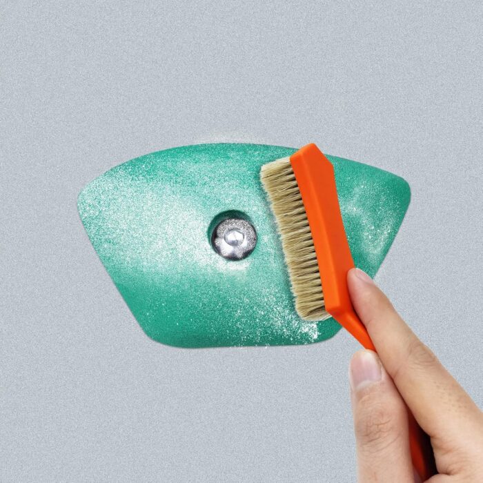 TWO STONES Bouldering Brush with Thick Ultra Durable Boar's Hair Bristles,Perfect Rock Climbing Brushes for Rock Climbing Holds on Climbing Wall as Climbing Chalk Brush Indoor or Outdoor - Image 7