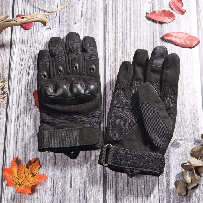 WTACTFUL Tactical Fingerless Gloves for Motorbike Motorcycle Cycling Climbing Hiking Hunting Gloves - Image 6