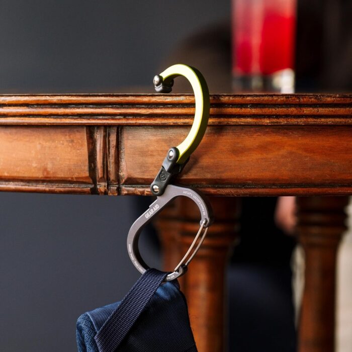 GEAR AID HEROCLIP (Small) Carabiner Gear Clip and Hook, for Hanging Bags, Purses, Lanterns, Strollers, Tools, Helmets, Water Bottles, and More - Image 7