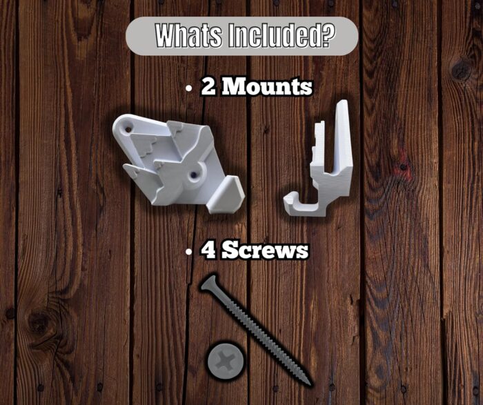 Snowboard Wall Mount Storage – Damage-Free Snowboard Hanger, Hook to Securely Store Gear, Hang and Display Snow Boards and Gloves, Gear Organizer (True White) - Image 6