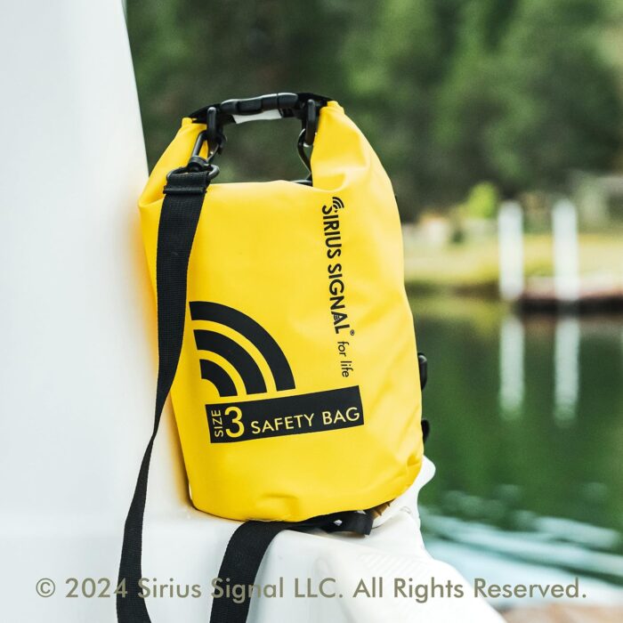 Sirius Signal SB-3L Boating Safety and Emergency SOS Dry Bag Kit for Kayaks, Boats, and Paddle Craft - USCG Approved - Image 8