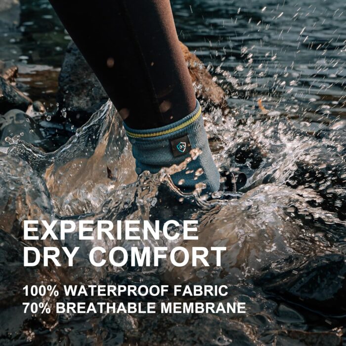 DexShell Waterproof Socks for Men & Women, Ultralite for Hiking Walking Outdoor Activities in Cold Wet Weather, Unisex Ankle - Image 2