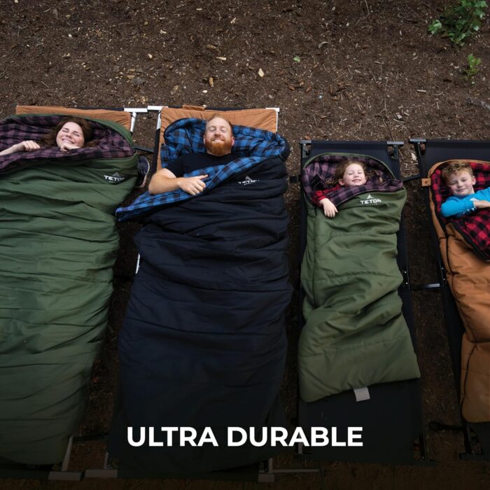 TETON Sports Deer Hunter -35F and 0F Degree Sleeping Bag. Warm and Comfortable Camping Sleeping Bags, Teton Tough Canvas Shell for Camping, Hunting, and Cold Weather - Image 4