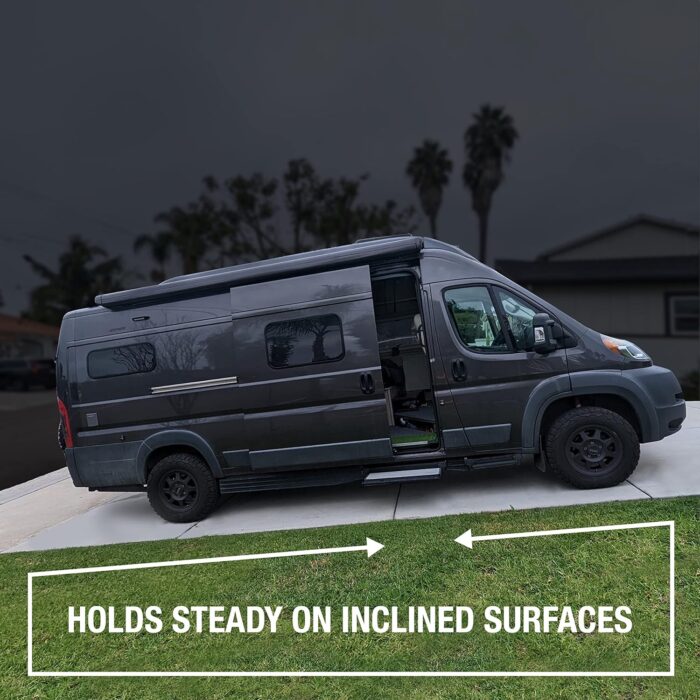 OpenGlass Van Mods Sliding Door Stopper - Universal Fit for Sprinter, Promaster, Transit & Campervans - High-Grade Aluminum Van Door Stop, Van Accessories for Privacy w/Easy DIY Install w/All Tools - Image 3