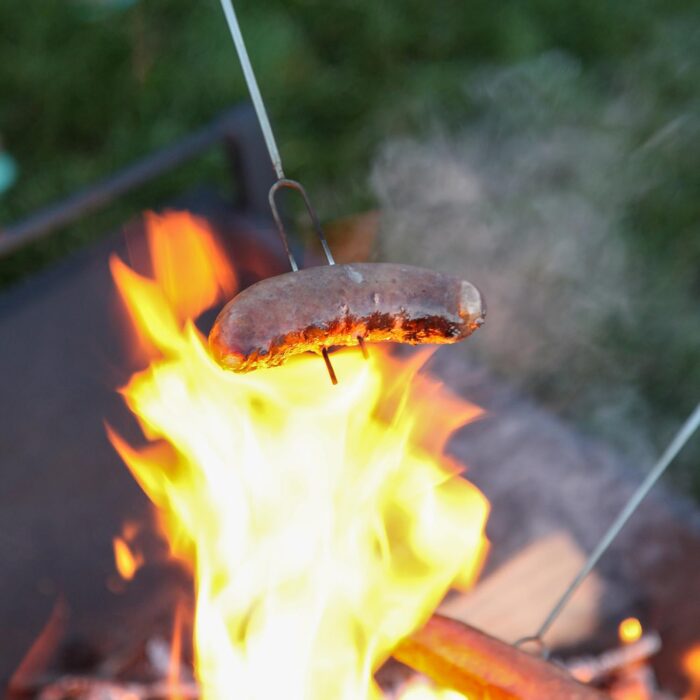 MalloMe Smores Sticks for Fire Pit Long - Marshmallow Roasting Sticks Smores Kit - Smore Skewers Hot Dog Fork Campfire Cooking Equipment, Camping Essentials S'mores Gear Outdoor Accessories 32" 5 Pack - Image 9