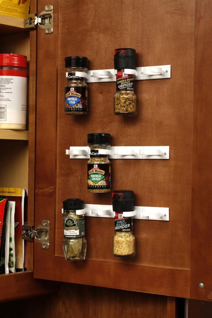 Bellemain Spice Gripper Clip Strips for Plastic Jars - Set of 3, Holds 12 Jars - Image 5