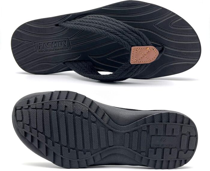 BEMGNAR Men's Flip Flops,Comfort Thong Sandals with Arch Support,Quick-Dry Non-Slip sliders for Outdoor Summer Beach - Image 3