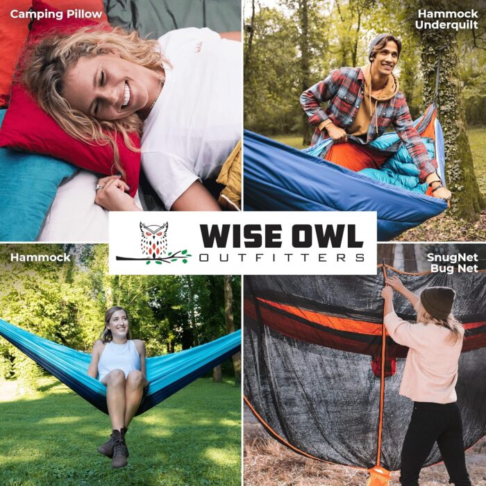 Wise Owl Outfitters Camping Pillow – Memory Foam Travel Pillow for Airplane Sleeping, Hiking, Backpacking & Outdoor Use - Small & Portable for Adults, Car, Camp & Tent - Image 9