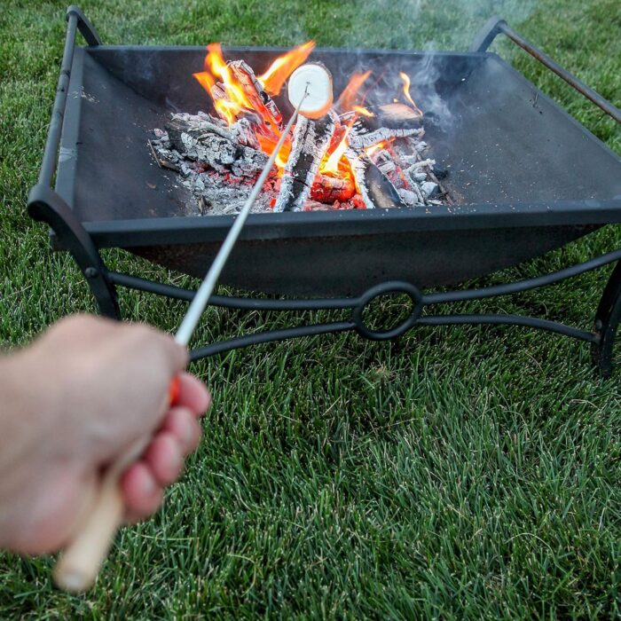 MalloMe Smores Sticks for Fire Pit Long - Marshmallow Roasting Sticks Smores Kit - Smore Skewers Hot Dog Fork Campfire Cooking Equipment, Camping Essentials S'mores Gear Outdoor Accessories 32" 5 Pack - Image 8